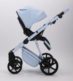 Carucior 3 in 1 Quantum Adamex Natura Baby Blue cu scoica testata ADAC - imagine 4