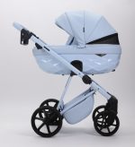 Carucior 3 in 1 Quantum Adamex Natura Baby Blue cu scoica testata ADAC - imagine 3