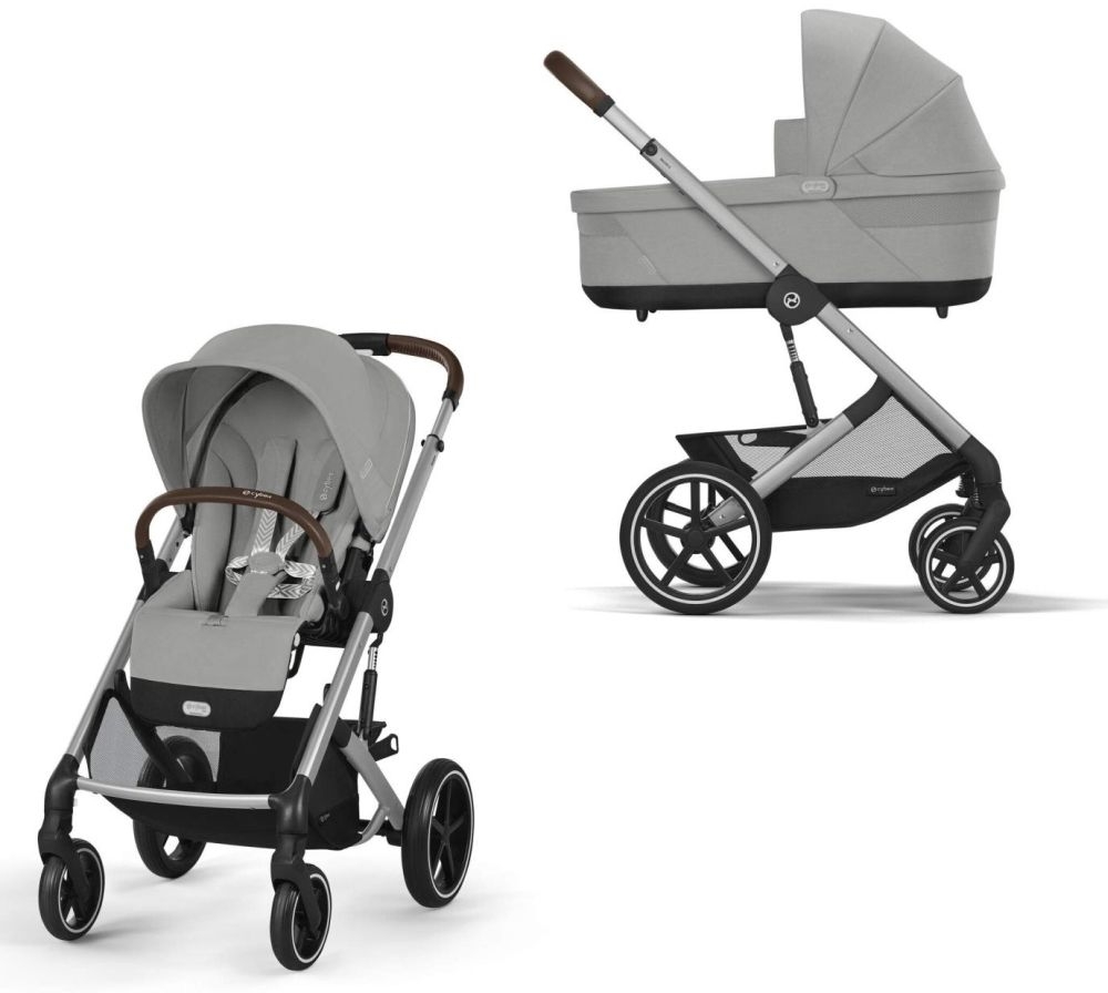 Noul Cybex Balios S Lux 2025 sistem 2 in 1 Stone Grey