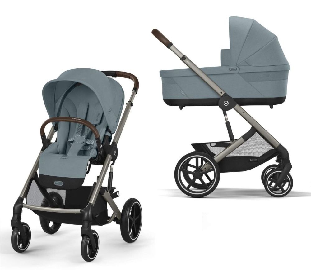 Noul Cybex Balios S Lux 2025 sistem 2 in 1 Stormy Blue