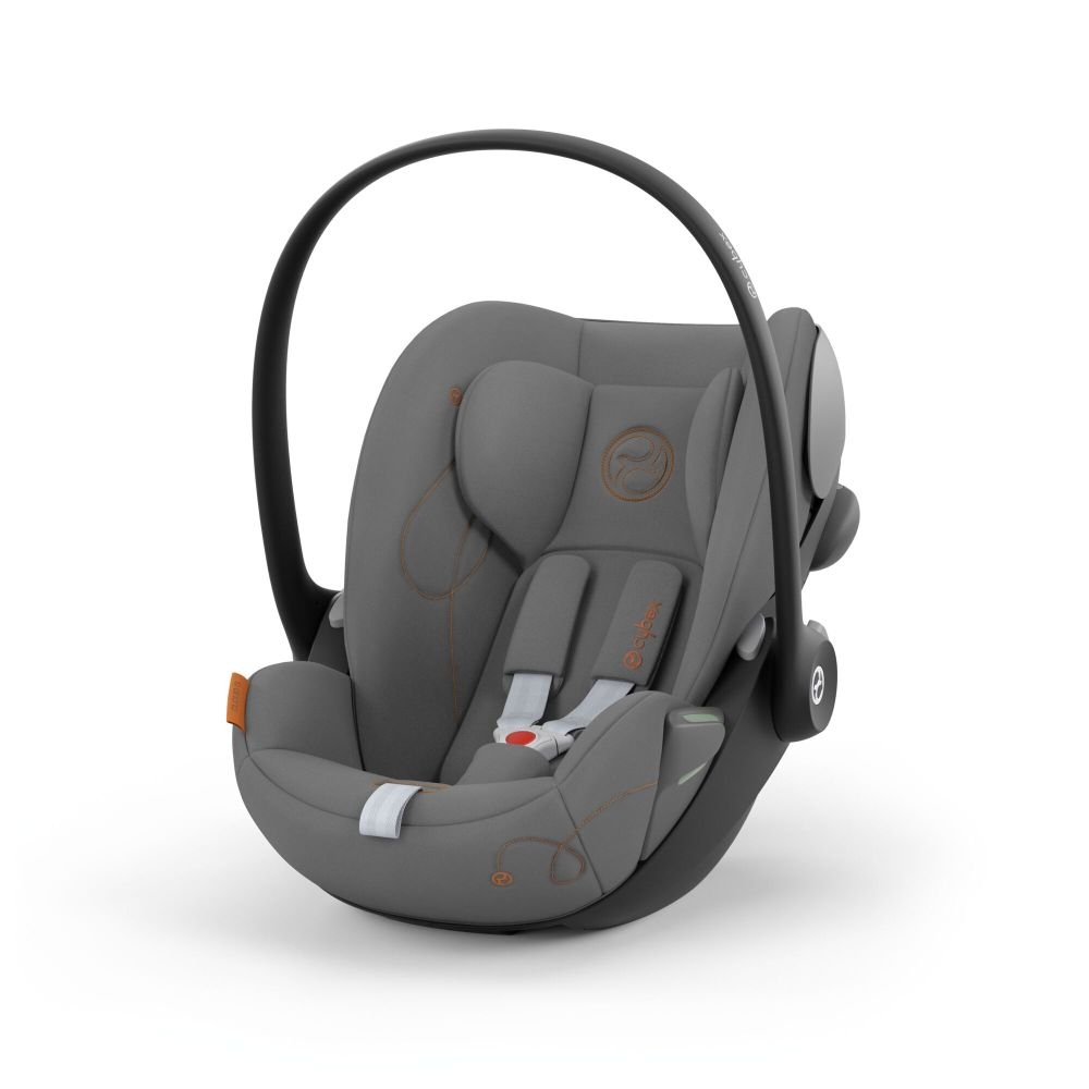 Scoica auto 0-24 luni Cybex Cloud G Confort i-size recline Lava Grey testata ADAC