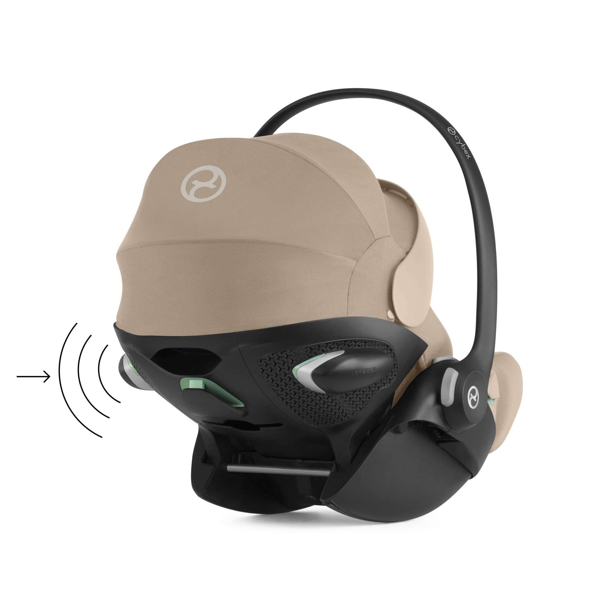 Carucior copii Muuvo Quick Boho Brown 4in1 cu Cybex Cloud G Plus ADAC si baza isofix - imagine 10