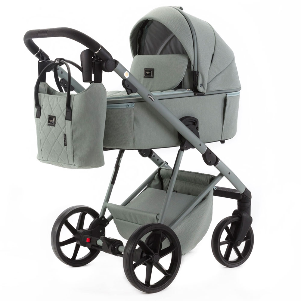 Carucior 3 in 1 Delta Natura Collection Adamex Mint cu scoica testata ADAC
