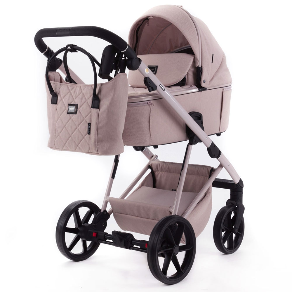 Carucior 3 in 1 Delta Natura Collection Adamex Rose cu scoica testata ADAC