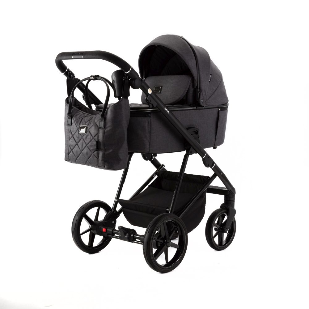 Carucior 3 in 1 Delta Adamex Grey TK66 cu scoica testata ADAC