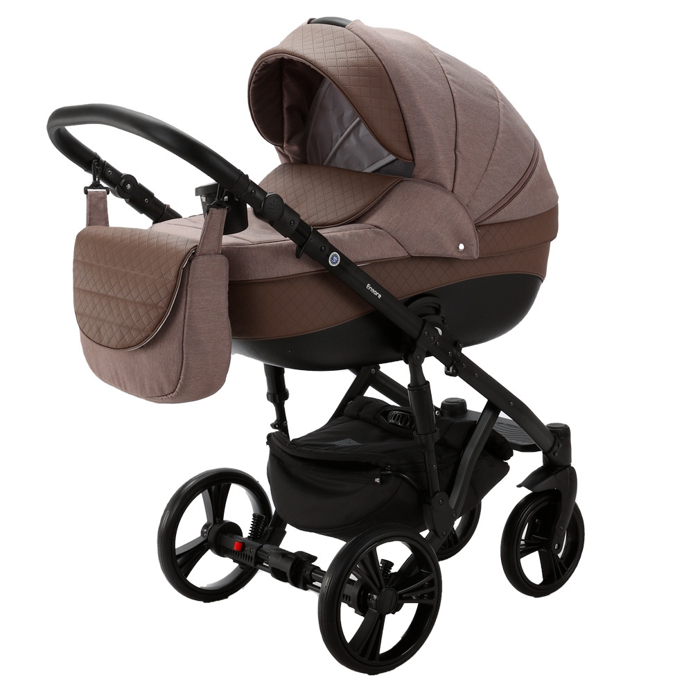 Carucior 3 in 1 ENCORE 2 Adamex Brown AZ7 cu scoica testata ADAC