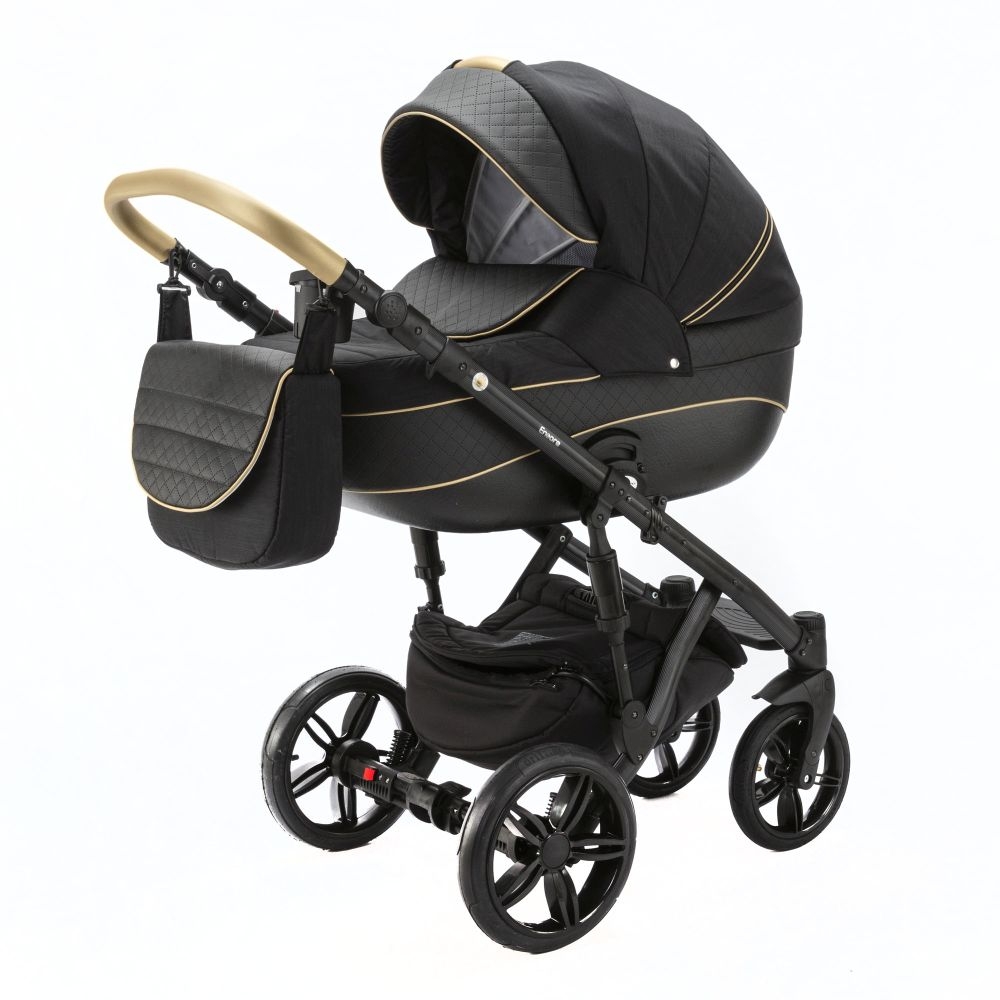 Carucior 3 in 1 ENCORE 2 Adamex Black X85 cu scoica testata ADAC