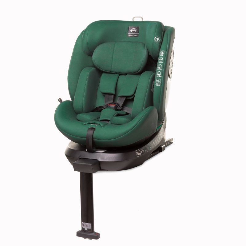 Scaun auto Isofix rotativ 0-36kg Enzo Fix 4Baby Dark Green