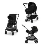 Cybex Melio Carbon Magic Black 3in1 cu Cloud G Plus Recline ADAC