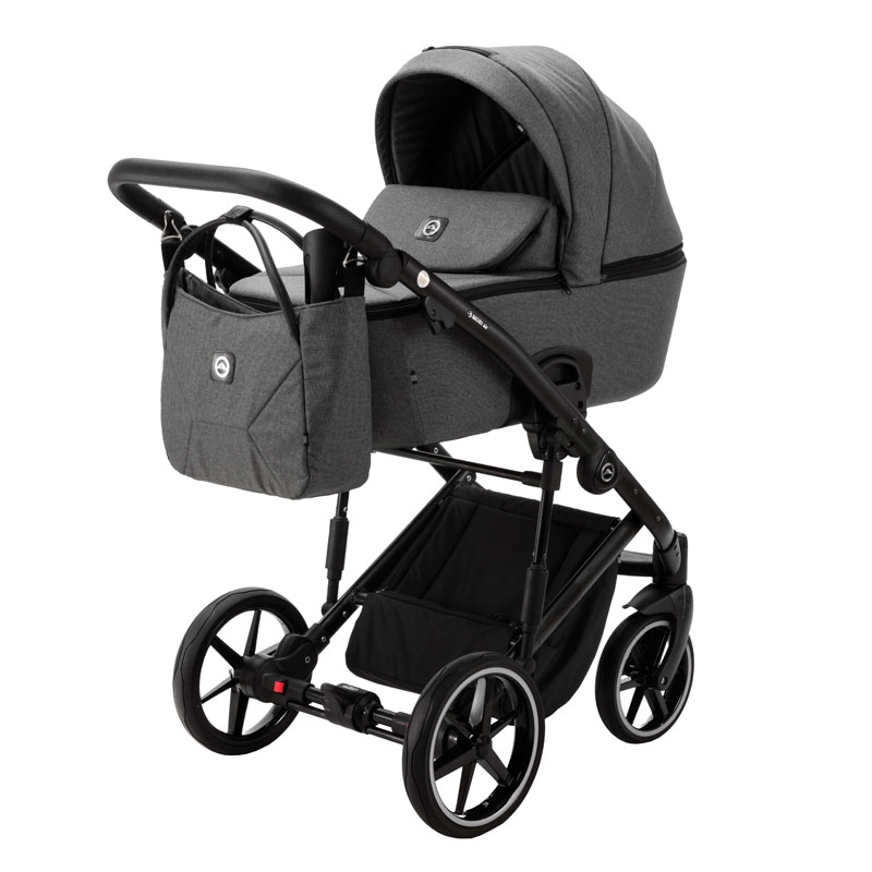 Noul carucior copii 3 in 1 Mobi Air Adamex Graphite TK57 cu scoica testata ADAC