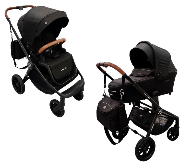 Carucior copii 2 in 1 Muuvo Quick Trendy Onix Black