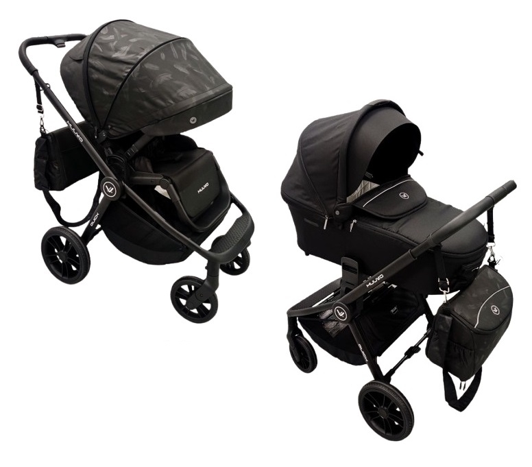 Carucior copii 2 in 1 Muuvo Quick Trendy Raven Black
