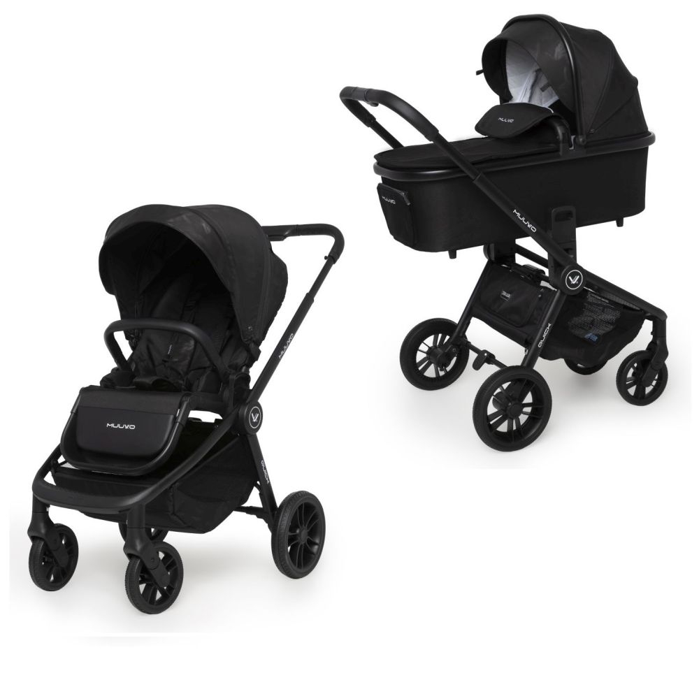 Carucior copii 2 in 1 Muuvo Quick Raven Black