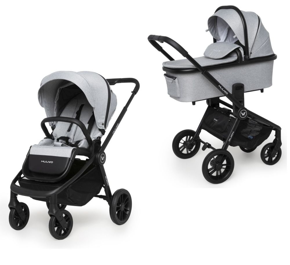 Carucior copii 2 in 1 Muuvo Quick Rocky Grey