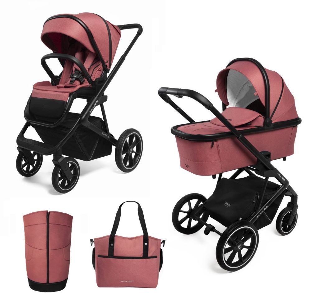 Carucior copii 2 in 1 Muuvo Slick 2.0 Pure Pink