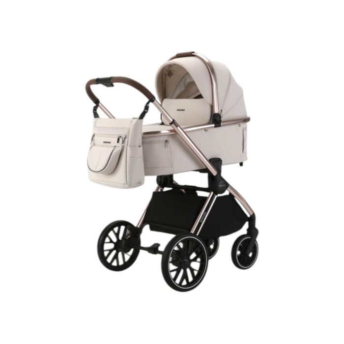 Spark Adamex Champagne-Vanilla 3in1 cu scoica Cybex Cloud G plus ADAC - imagine 6