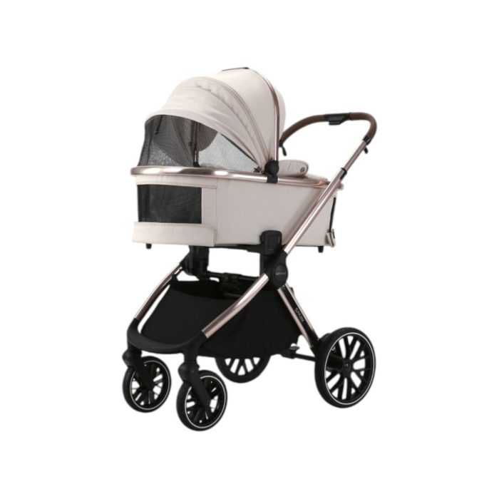 Spark Adamex Champagne-Vanilla 3in1 cu scoica Cybex Cloud G plus ADAC - imagine 11