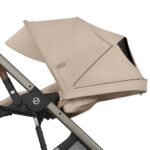 Cybex Balios S Lux 2026 Almond Beige cu landou pliabil 2 in 1 - imagine 5