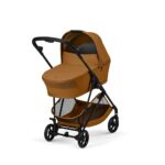 NEW Cybex Melio Carbon Cinnamon Yellow 3in1 cu Cloud G Plus Recline ADAC - imagine 10