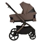 Carucior copii Como Adamex Chocolate Fango 2 in 1 cu landou pliabil - imagine 2