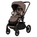 Carucior copii Como Adamex Chocolate Fango 2 in 1 cu landou pliabil - imagine 3