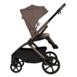 Carucior copii Como Adamex Chocolate Fango 2 in 1 cu landou pliabil - imagine 4