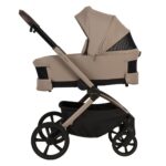 Carucior cu landou pliabil Como Adamex Natura Latte 3 in 1 cu Cybex Cloud G+ ADAC - imagine 2
