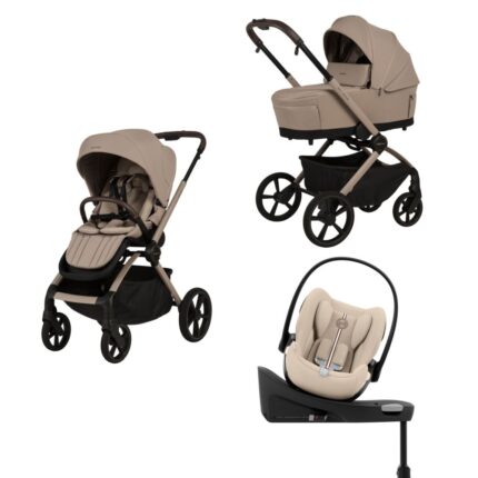 Carucior copii Como Adamex Natura Latte 2 in 1 cu landou pliabil