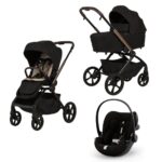 Carucior cu landou pliabil Como Adamex Satin 3 in 1 cu Cybex Cloud G+ ADAC