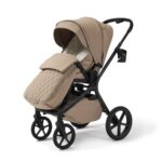 Carucior copii Future Design Inspiro Almond Cream 4in1 cu Cybex Cloud G Plus ADAC si baza isofix - imagine 5