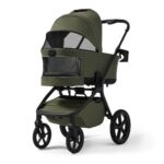 Carucior copii Future Design Inspiro Silk Olive 4in1 cu Cybex Cloud G Plus ADAC si baza isofix - imagine 9