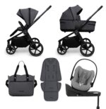 Carucior copii Muuvo Five Graphite 4in1 cu Cybex Cloud G Plus ADAC si isofix