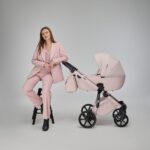 Carucior copii 3 in 1 Nola Adamex Natura Collection Rose cu scoica testata ADAC - imagine 2