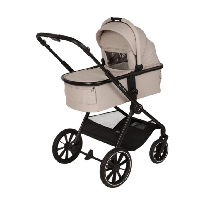 Carucior Copii Adamex Nova Beige 3in1 cu scoica Cybex Cloud G plus ADAC - imagine 5