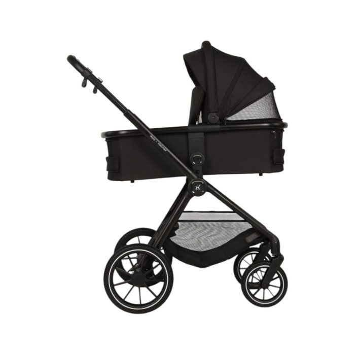 Carucior Copii Adamex Nova Black 4in1 cu scoica Cybex Cloud G plus ADAC si isofix - imagine 7