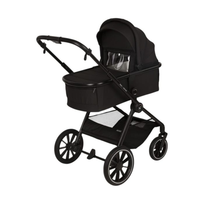 Carucior Copii Adamex Nova Black 4in1 cu scoica Cybex Cloud G plus ADAC si isofix - imagine 6