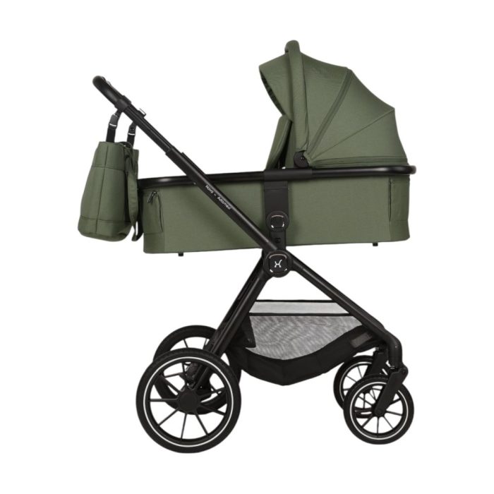 Carucior Copii Adamex Nova Green 3in1 cu scoica Cybex Cloud G plus ADAC - imagine 6