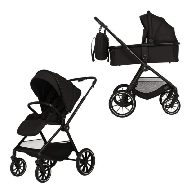 Carucior Copii Adamex Nova Black 3in1 cu scoica Cybex Cloud G plus ADAC