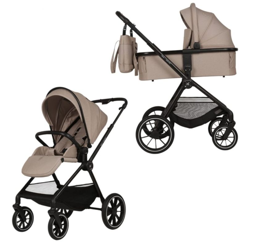 Carucior Copii Adamex Nova Cappucino 3in1 cu scoica Cybex Cloud G plus ADAC