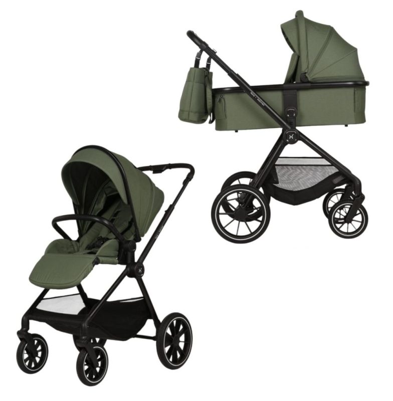 Carucior Copii Adamex Nova Green 3in1 cu scoica Cybex Cloud G plus ADAC