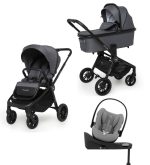 Carucior copii Muuvo Quick Carbon Graphite 4in1 cu Cybex Cloud G Plus ADAC si isofix