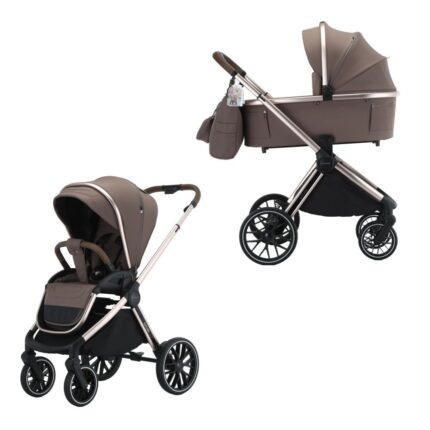 Spark Adamex Champagne-Fango 4in1 cu scoica Cybex Cloud G3 plus si isofix