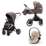 Spark Adamex Champagne-Fango 3in1 cu scoica Cybex Cloud G3 plus