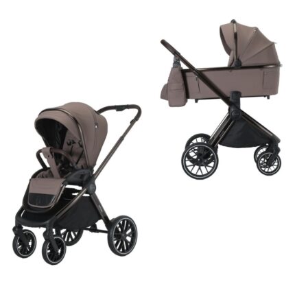 Spark Adamex Champagne-Latte 4in1 cu scoica Cybex Cloud G3 plus si isofix