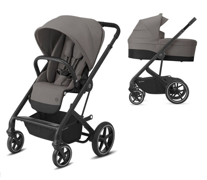 Cybex Balios S Lux 2 in 1 - Carucior Sport + Landou Cot S Culoare Soho Grey - imagine 1