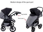Carucior copii 3 in 1 Boston Bordo - imagine 8