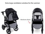 Carucior copii 3 in 1 Boston Bordo - imagine 9