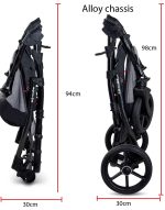 Carucior copii 3 in 1 Boston Bordo - imagine 12