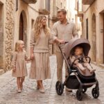 Carucior copii Como Adamex Chocolate Fango 2 in 1 cu landou pliabil - imagine 7