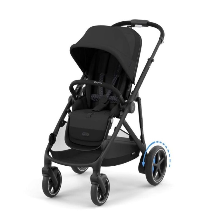 Cybex E-Gazelle S electric Moon Black 3in1 cu landouri si scoici Cloud G plus ADAC - imagine 2
